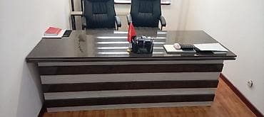 Офис столдору: Офисная мебель комплектом: - Письменный стол руководителя с широкой — 2