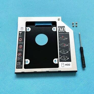 корпус для жесткого диска: Алюминиевый переходник для установки второго жесткого диска или ssd — 1