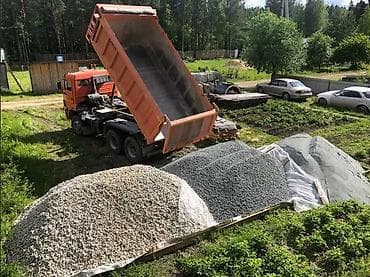 Упаковочные товары: Щебень, Для фундамента, Насыпью, Камаз — 3