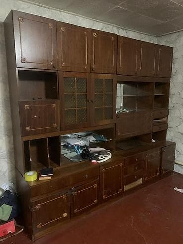 study chair: Гарнитур для зала, Шкаф, Дерево, цвет - Коричневый — 1