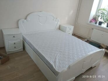 детская кровать шкаф стол в одном: Уктоочу бөлмө гарнитуру, Эки кишилик керебет, Шкаф, Комод — 2