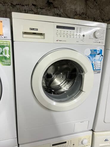 Стиральная машина Atlant, Б/у, Автомат, До 7 кг, Полноразмерная