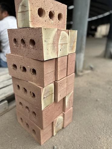 Гипсоблок: Пустотелый, дырчатый, Жженый кирпич, Полублок, 250×120×90 — 4