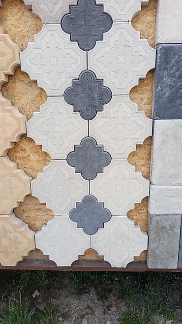 кафель мастер: Тротуарная плитка фигурная - Формы: «марокканский ковер»/клевер с — 1