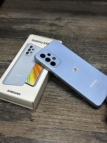 iphone xe: Samsung Galaxy A33 5G, цвет - Голубой — 1