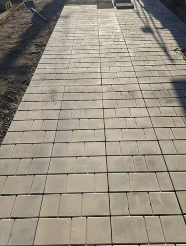 брусчатка бишкек дом брусчатки'' тротуарная плитка бордюры бишкек: Бордюр, Гарантия, Бесплатный выезд, Бесплатная доставка — 25