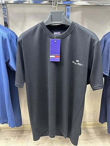 Толстовки: Базовые мужские футболки известных брендов Tommy, Lacoste’s Продаю — 2