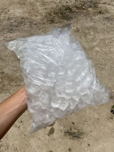 Каракол!!!Пищевой лёд кубиковый! Высшего качества.бесплатная доставка