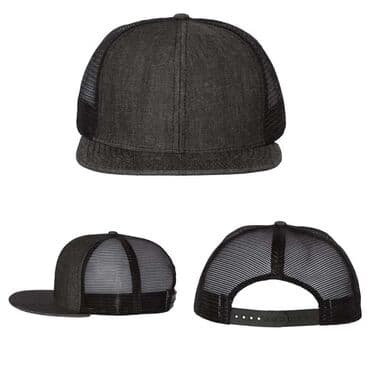 национальный калпак: Mega Cap. Кепка с плоским козырьком из шести панелей. 65/35 — 2