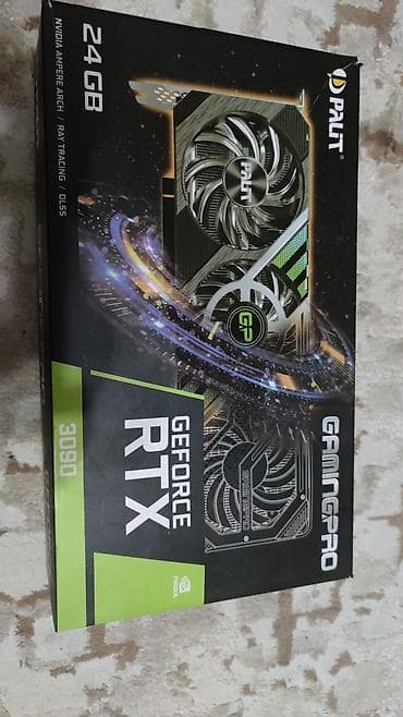 rtx 3090: Видеокарта для ПК, Б/у, Palit, GeForce RTX, Более 16 ГБ — 1