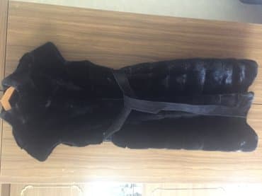 норковые жилеты: Утепленный, Меховой, Зима, Норка, По колено — 4