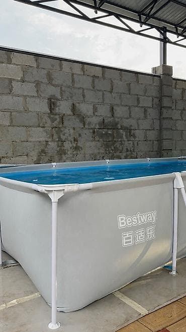 Каркасный прямоугольный бассейн Bestway - Размер: 4,00 м × 2,11 м -
