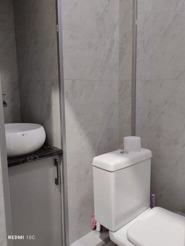 посуточная аренда квартир в бишкеке: 2 комнаты, Душевая кабина, Постельное белье, Кондиционер — 16