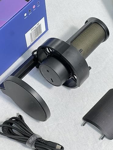 микшерный пулт: USB-микрофон Fifine A8 для стримов, подкастов и озвучки. Доп в подарок — 1