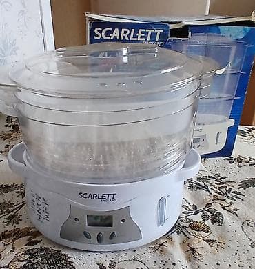 пароварка скарлет: Пароварка Scarlett (электрическая, многоярусная), новая - Бренд — 1