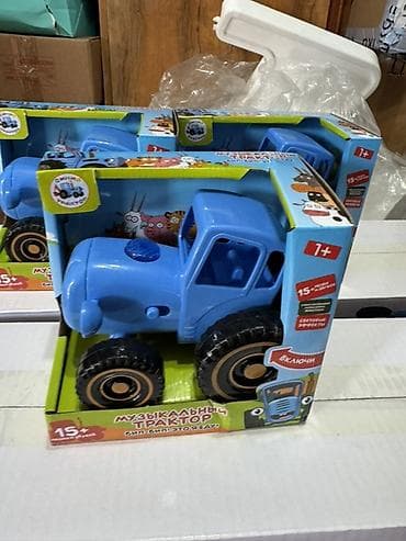 машинка скупка: Музыкальный трактор «Синий трактор» для малышей 1+ - Яркая игрушечная — 1