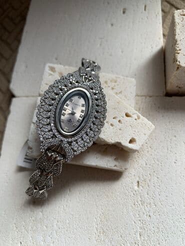 часы fossil: Серебряные Часы, размер 19. Камни фианиты. Наш адрес Медерова 44/1 — 6