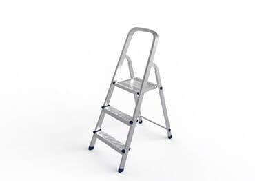 из серебра: Складная стремянка-лестница, Материал: Алюминий, Новый, Для дома, Высота: До 2 м — 1