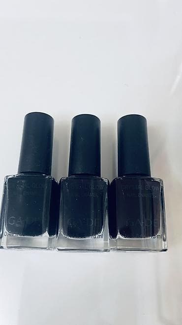 Личные вещи: Лаки для ногтей GA-DE Crystal Glow, набор из 3 оттенков темной гаммы — 2