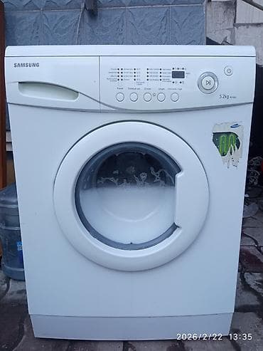 nikon d3200: Стиральная машина автомат, Б/у, Samsung, До 6 кг, Фронтальная, Кредит — 1