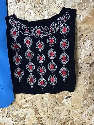 брюки с вышивкой: Комплект вышитых заготовок для национального/сценического костюма - — 4