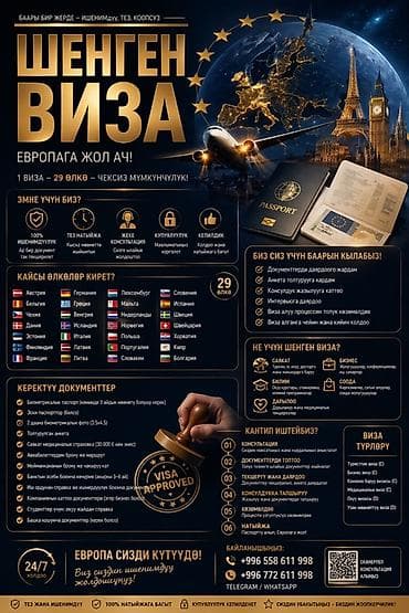 электрики 247: Оформление виз: Кыргызстан, Шенген, Китай — консультации и полное — 3