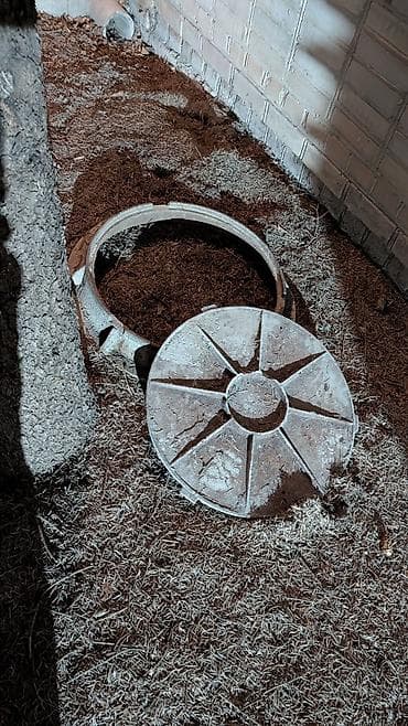 frank: Люк и кольцо для септика/колодца 60-65см - Комплект: круглая крышка — 1