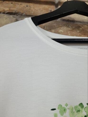 белая ночная сорочка: Домашний костюм, Штаны, Кофта, Вискоза, Германия, Лето — 7