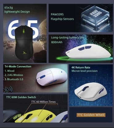 reborn ultimate побочные эффекты: Darmoshark M3 Kiran — Беспроводная игровая мышь Общее описание — 4