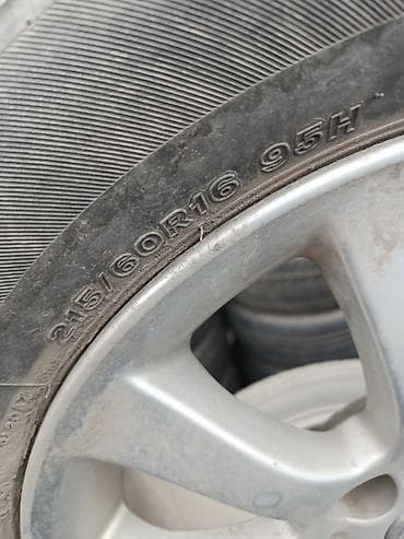 r16 mekab: Колеса в сборе 215 / 60 / R 16, Лето, Б/у, Комплект, Легковые, Литые, отверстий - 5 — 3