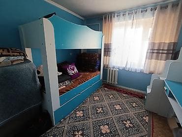 а 10: Детский мебельный комплект в едином стиле (бирюзово-белый) Состав: - — 1