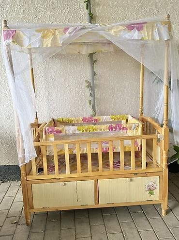 Детская УНИ люлька и манеж 2 в 1. Комплект включает: - основную — 7