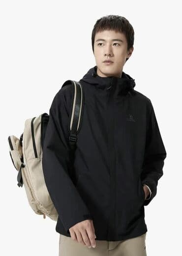 Мужская куртка, L, Camel, Новый, цвет - Черный, Бесплатная доставка