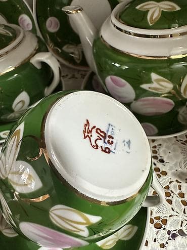 fire maple: Чайный сервиз «Слива» Вербилка на 6 персон — 7