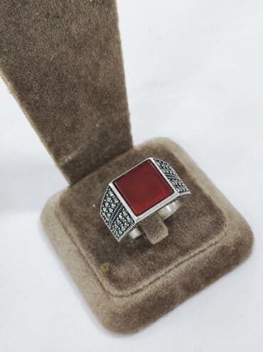 эксклюзивные свадебные пригласительные: Кольцо, Печатка, Проба 925, Мужские, Перламутр, Новый — 4