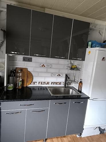 мебель для кухнии: Кухонный гарнитур, цвет - Серый — 1