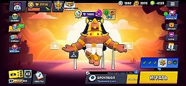 Игровой аккаунт Brawl Stars Основные параметры: - Трофеи: 21 758 -