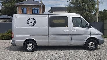 rex sprinter: Mercedes-Benz Sprinter (короткая база, средняя крыша), серебристый — 3