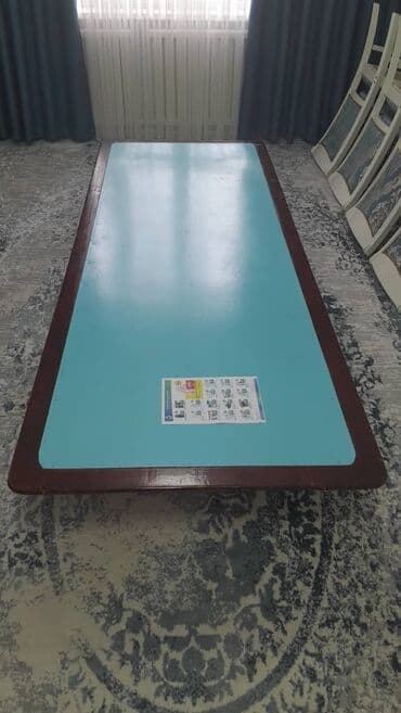 кухенный стол: Ашкана үчүн үстөл, Колдонулган, Тик бурчтуу, Бүктөлбөгөн — 2