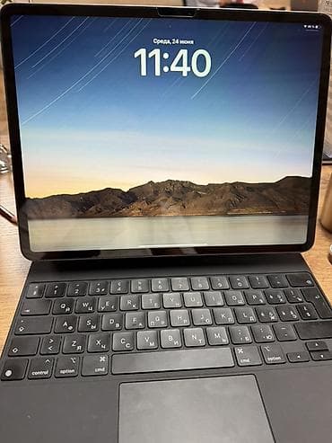 Планшеты: Планшет, Apple, память 128 ГБ, 12" - 13", 5G, Б/у, Классический цвет - Серебристый — 1