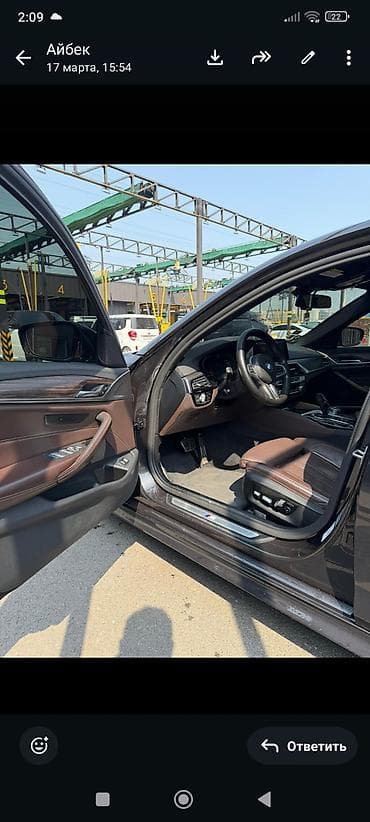 BMW: BMW 5 series: 2019 г., 2 л, Автомат, Дизель, Седан — 9