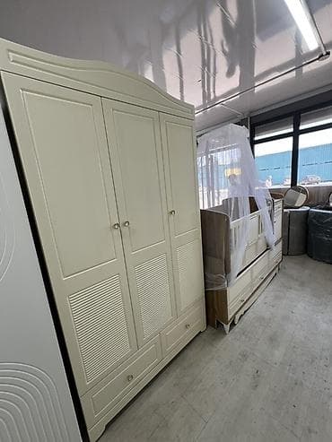 детский бешик: Спальный гарнитур, Шкаф, цвет - Бежевый — 1