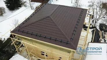 Кровля крыши: Черепица профнастил по минимальной цене Сайдинг желоба отливы — 3