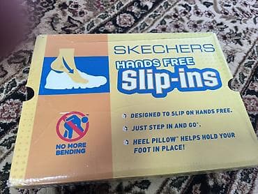 черные босоножки: Мужские кроссовки, 39.5, Skechers, Новый, цвет - Черный — 5