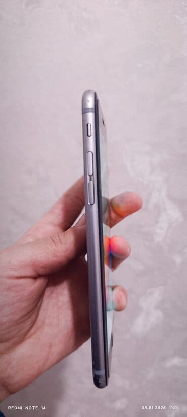 телефон часы с сим картой: IPhone 6, Б/у, 32 ГБ, Серебристый, Защитное стекло — 10