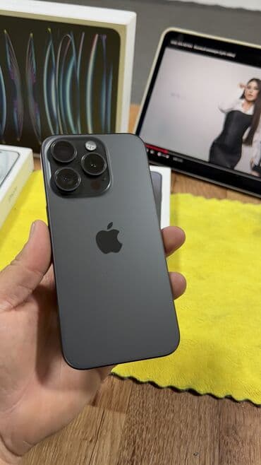 айфон 15 в бишкеке: IPhone 15 Pro, Колдонулган, 256 ГБ, Куту, 86 % — 8