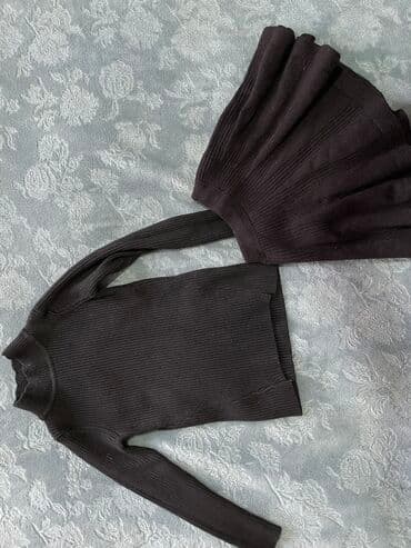 детские национальные костюмы бишкек: Комплект, цвет - Черный, Новый — 1