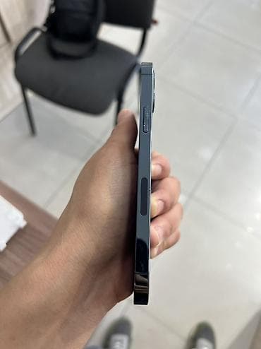 iphone 1e: IPhone 12 Pro, Б/у, 128 ГБ, Pacific Blue, 83 % — 5