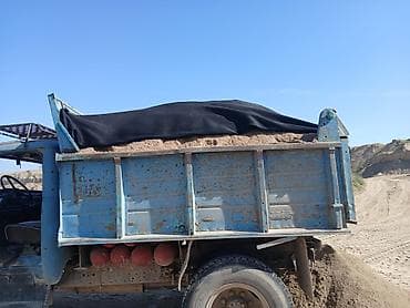 Песок, Васильевский карьер, Насыпью, Зил