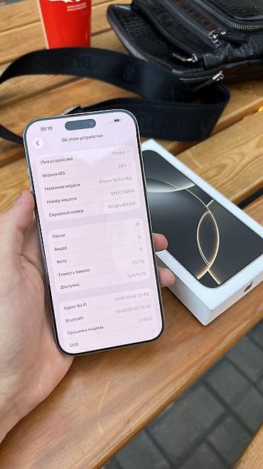 16 plus: IPhone 16 Pro Max, Б/у, 512 ГБ, Natural Titanium, Защитное стекло, Чехол, 89 % — 5